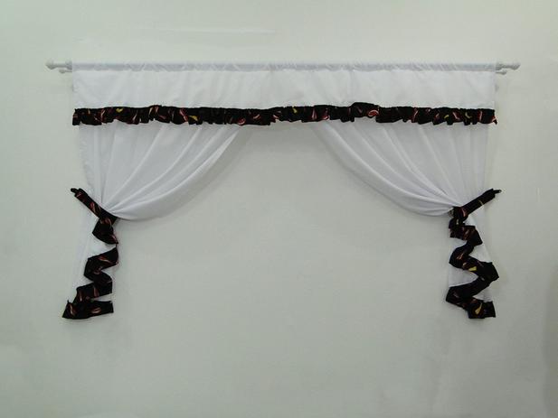 Cortina cozinha Festere 200x150 com bandô - Flor d liza é boa?