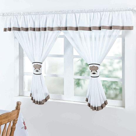 Cortina De Cozinha Chefe Branco - Dourados enxovais é ruim? Cortina De Cozinha Chefe Branco - Dourados enxovais é boa?