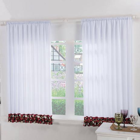 Cortina De Cozinha Para Varão Simples - 2 Metros - Master - Cor 1 - Vianelli enxovais é ruim? Cortina De Cozinha Para Varão Simples - 2 Metros - Master - Cor 1 - Vianelli enxovais é boa?