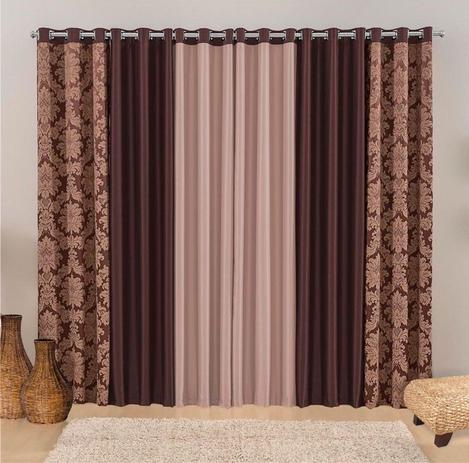 Cortina Degradê para Varão Tecido Jacquard e Oxford 4,00 x 2,50 Metros Alt - Tabaco - Maravilha enxovais Menor preço em Cortina Degradê para Varão Tecido Jacquard e Oxford 4,00 x 2,50 Metros Alt - Tabaco - Maravilha enxovais