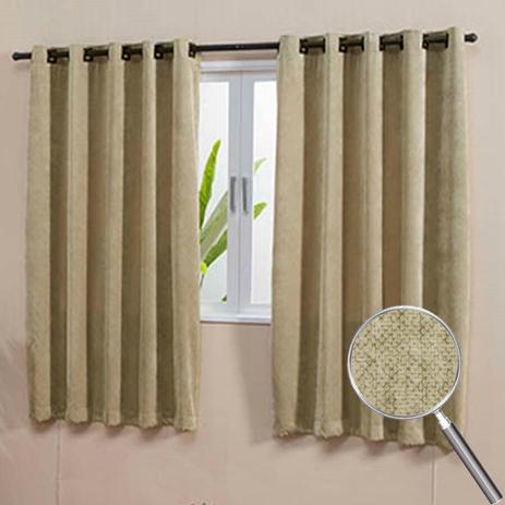 Cortina Donna 280x230 cm Blackout Suede Mescla Bege Menor preço em Cortina Donna 280x230 cm Blackout Suede Mescla Bege