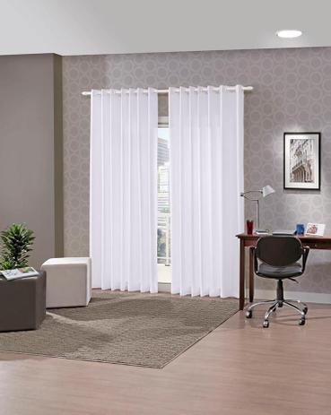 Cortina Duplex Lisa 3,00x2,30m Branca - Bella Janela é boa?