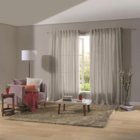 Cortina Duplex Premium Novara 3,00x2,50m Cinza - Bella Janela Menor preço em Cortina Duplex Premium Novara 3,00x2,50m Cinza - Bella Janela
