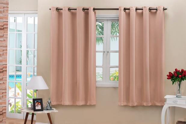 Cortina Eddi Blackout Corta Luz em Tecido 2,00m x 1,30m Castor - Home Fernandes Menor preço em Cortina Eddi Blackout Corta Luz em Tecido 2,00m x 1,30m Castor - Home Fernandes
