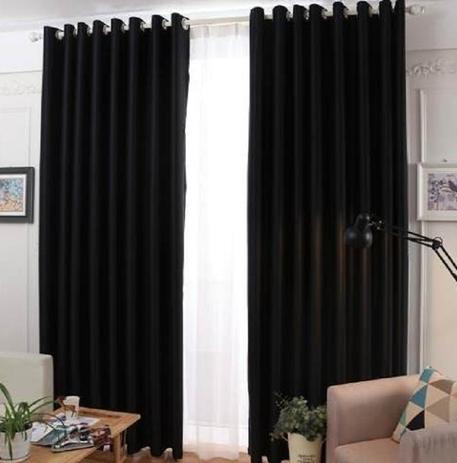 Cortina Eddi Blackout Corta Luz em Tecido 2,80m x 2,30m Preto - Home fernandes Menor preço em Cortina Eddi Blackout Corta Luz em Tecido 2,80m x 2,30m Preto - Home fernandes