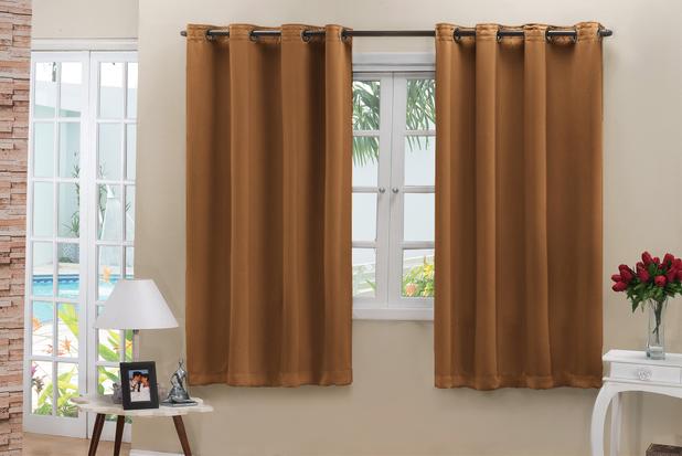 Cortina Eddi Corta Luz Blackout Tecido Class 2,80m x 1,60m Castor - Home fernandes Menor preço em Cortina Eddi Corta Luz Blackout Tecido Class 2,80m x 1,60m Castor - Home fernandes