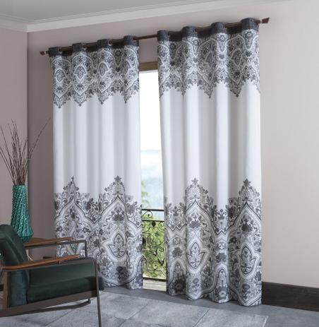 Cortina Estampada Sala e Quarto 2,6x2,4 Sultan Nova Coleção Menor preço em Cortina Estampada Sala e Quarto 2,6x2,4 Sultan Nova Coleção