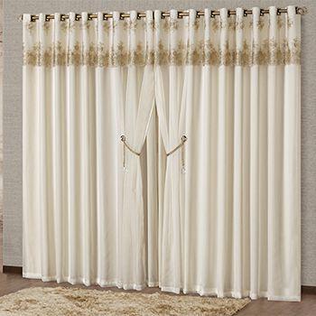 Cortina Glenda Bege para Sala ou quarto para varão 3 metros - Bege - Vb Menor preço em Cortina Glenda Bege para Sala ou quarto para varão 3 metros - Bege - Vb