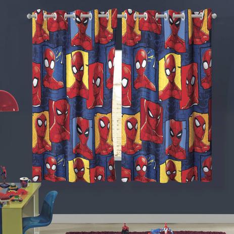 Cortina Infantil 2 Folhas Homem Aranha Algodão Lepper 1,80mx3,00m Vermelho Menor preço em Cortina Infantil 2 Folhas Homem Aranha Algodão Lepper 1,80mx3,00m Vermelho