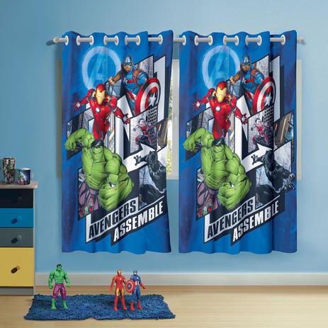 Cortina Infantil Avengers Vingadores 2,00 x 1,80 Lepper Menor preço em Cortina Infantil Avengers Vingadores 2,00 x 1,80 Lepper