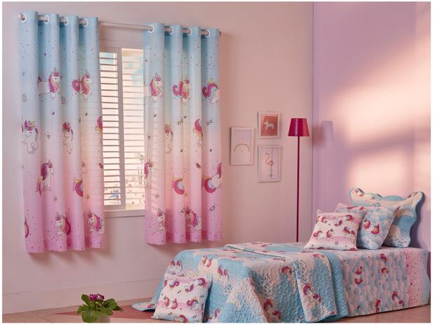 Cortina Infantil Santista Londres Magic - 1,80x2,80m Menor preço em Cortina Infantil Santista Londres Magic - 1,80x2,80m