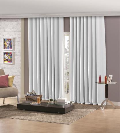 Cortina Inove Corta Luz de Tecido para Trilho Suisso 4,20x2,70 Branco - Bella Janela é boa?