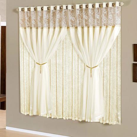 Cortina Iris Palha 3,00M X 2,50M - Dourados enxovais é boa?