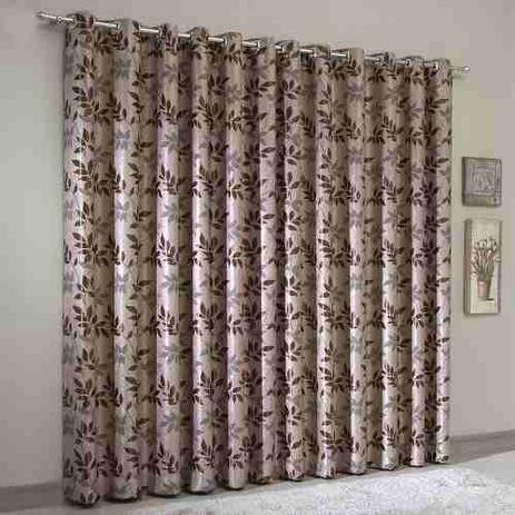 Cortina Jacquard Blackout Corta Luz 300 cm X 250 cm Chocolate - Sultan Menor preço em Cortina Jacquard Blackout Corta Luz 300 cm X 250 cm Chocolate - Sultan