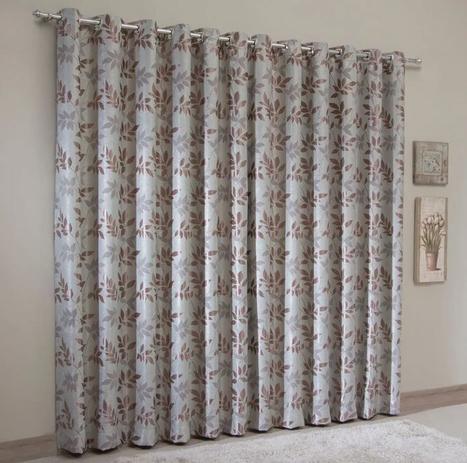 Cortina Jacquard Blackout Corta Luz 300 cm X 250 cm Rosê - Sultan Menor preço em Cortina Jacquard Blackout Corta Luz 300 cm X 250 cm Rosê - Sultan