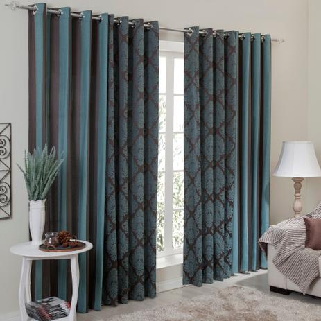 Cortina Jacquard Tifany Medalhão Paula 5,60x2,60m - Casa da kite Menor preço em Cortina Jacquard Tifany Medalhão Paula 5,60x2,60m - Casa da kite