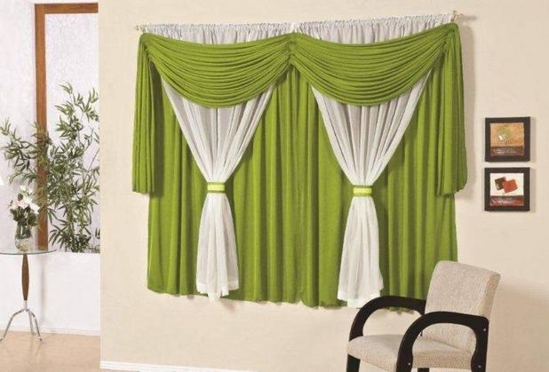 Cortina Jiulha 2M x 1,70M Alt. Tecido Malha com Voil Verde - Reluz bordados é ruim? Cortina Jiulha 2M x 1,70M Alt. Tecido Malha com Voil Verde - Reluz bordados é boa?