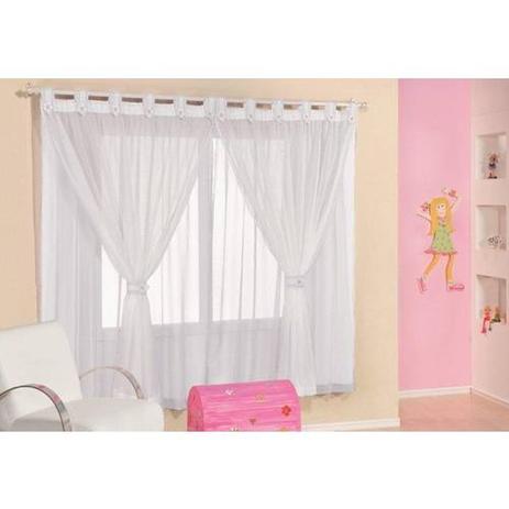 Cortina Juvenil Para Quarto De Meninas Coleção Margaridas Em Tecido Voil Branco 2,00m X 1,70m - Re9casa Menor preço em Cortina Juvenil Para Quarto De Meninas Coleção Margaridas Em Tecido Voil Branco 2,00m X 1,70m - Re9casa