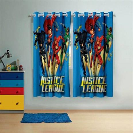 Cortina Liga da Justiça para Varão - Infantil - Lepper - 300x180cm Menor preço em Cortina Liga da Justiça para Varão - Infantil - Lepper - 300x180cm