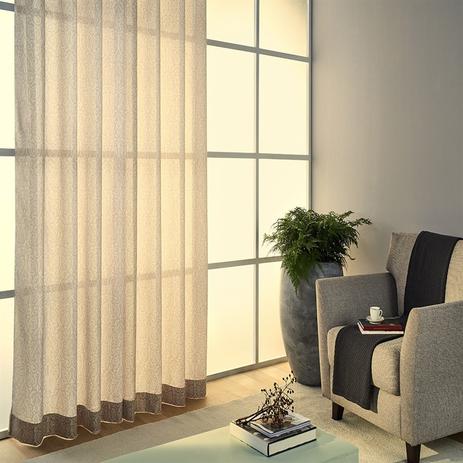 Cortina londres basic estampada 2,80 x 2,30 sarah bege - santista Menor preço em Cortina londres basic estampada 2,80 x 2,30 sarah bege - santista