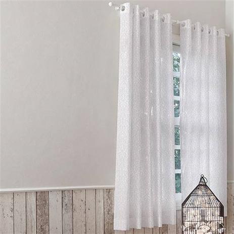 Cortina londres basic estampada corta luz 2,80 x 1,80 sarah - santista Menor preço em Cortina londres basic estampada corta luz 2,80 x 1,80 sarah - santista