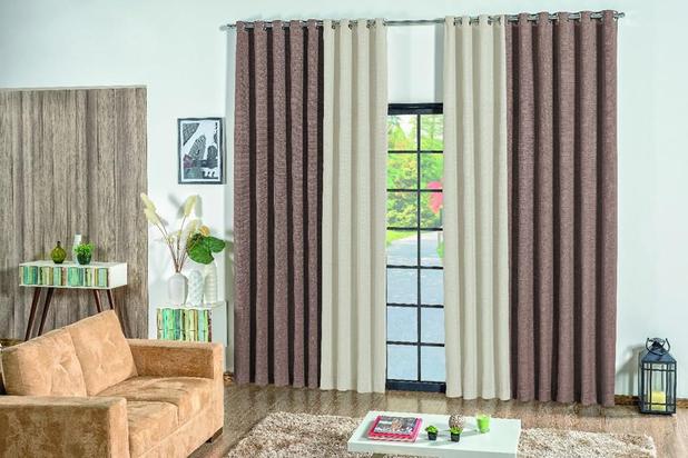 Cortina Moscou 3,00 x 2,80 metros Com Algodao em tecido Rustico Belga - Vivart Menor preço em Cortina Moscou 3,00 x 2,80 metros Com Algodao em tecido Rustico Belga - Vivart