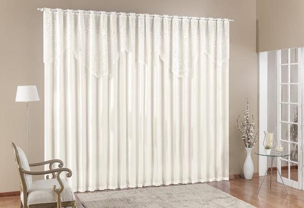 Cortina Nicole para varão simples 3m x 2,50m Palha - Rose jordão Menor preço em Cortina Nicole para varão simples 3m x 2,50m Palha - Rose jordão