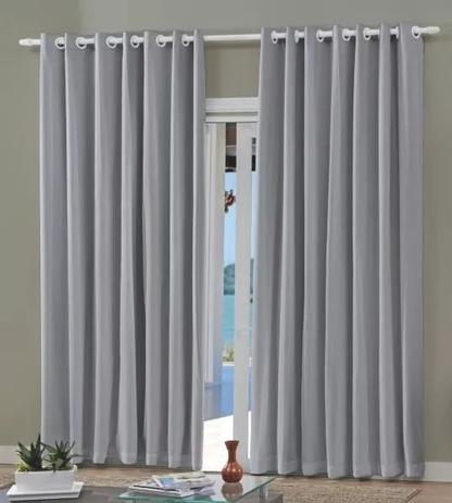 Cortina Ornato de Tecido Voal e Blecaute Plástico Pvc Corta Luz 5,00x2,20 Várias Cores - Ornato cortinas Menor preço em Cortina Ornato de Tecido Voal e Blecaute Plástico Pvc Corta Luz 5,00x2,20 Várias Cores - Ornato cortinas