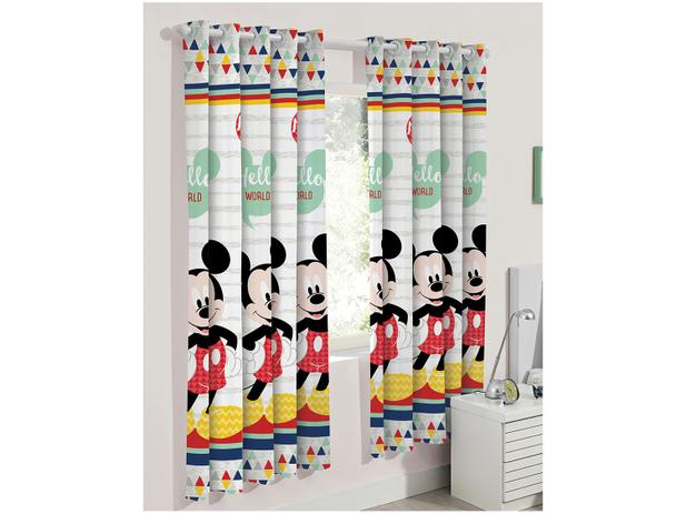 Cortina para Quarto Infantil Mickey Santista - 2,8x1,8m Menor preço em Cortina para Quarto Infantil Mickey Santista - 2,8x1,8m