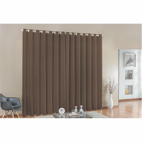 Cortina para Sala 3m 01 Peça Tabaco - Guga - Guga tapetes é ruim? Cortina para Sala 3m 01 Peça Tabaco - Guga - Guga tapetes é boa?