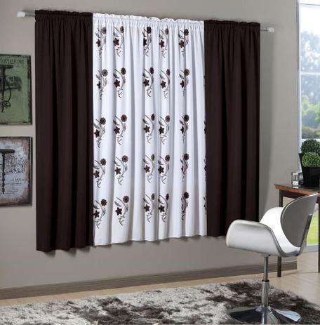 Cortina Para Sala Quarto Estampada Marrom 2,00x1,80 Sofia Sultan é boa?