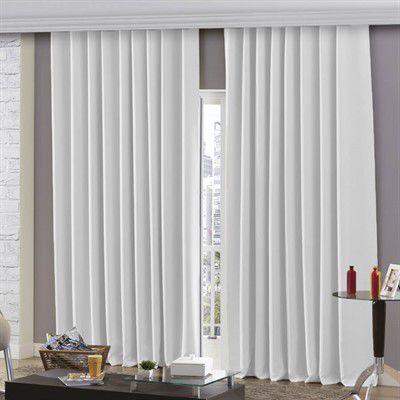 Cortina para Trilho Bella Janela 300x270 cm Inove Corta Luz Branco Gelo é boa?