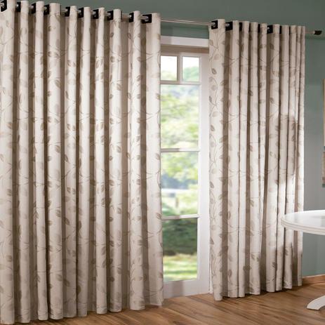 Cortina para Varão Anatex 400x260cm Equilíbrio Império Folha Menor preço em Cortina para Varão Anatex 400x260cm Equilíbrio Império Folha
