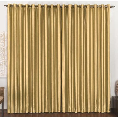 Cortina para Varão Bella 6,00 Metros x 2,50 Metros Alt Tecido Cetim Amassado - Ouro Velho - Rose jordão é boa?