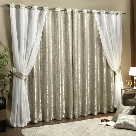 Cortina Para Varão Casaborda Bahamas 200X160Cm Areia Menor preço em Cortina Para Varão Casaborda Bahamas 200X160Cm Areia