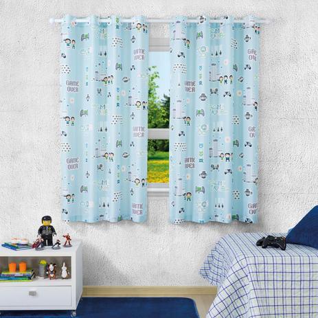 Cortina para Varão Infantil Bella Janela 200x170 cm Colorê Games é boa?