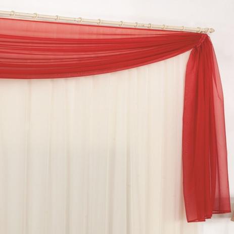 Cortina para varão simples tecido microfibra c/ voal 2 metros melissa - vermelho - Rose jordão Menor preço em Cortina para varão simples tecido microfibra c/ voal 2 metros melissa - vermelho - Rose jordão
