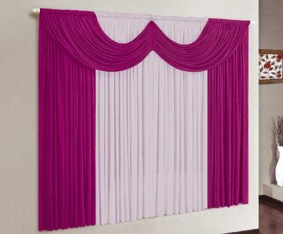 Cortina Paris Pink e Rosa 2,00m x 1,70m - Varão Simples - Meu lar enxovais Menor preço em Cortina Paris Pink e Rosa 2,00m x 1,70m - Varão Simples - Meu lar enxovais