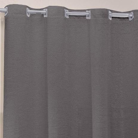 Cortina Portinari 2,60m x 1,60m Cetim Amassadinho - Chumbo - Paulo cezar enxovais Menor preço em Cortina Portinari 2,60m x 1,60m Cetim Amassadinho - Chumbo - Paulo cezar enxovais