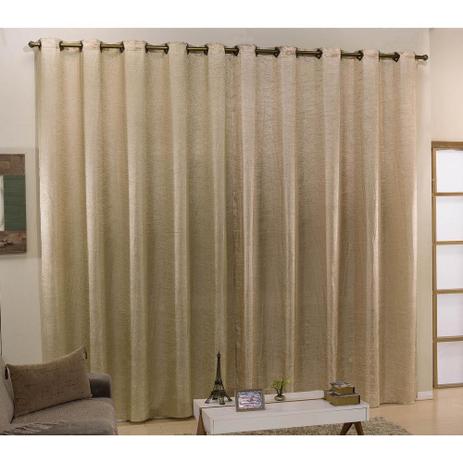 Cortina Portinari 6m x 2,70m Cetim Amassadinho - Dourado - Paulo cezar enxovais é boa?
