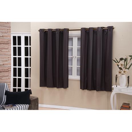Menor preço em Cortina PVC Blackout 1,50m X 1,30m Corta Luz Tabaco - Home Fernandes
