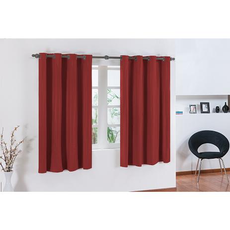 Cortina PVC Blackout 1,50m X 1,30m Corta Luz Vermelho - Home fernandes Menor preço em Cortina PVC Blackout 1,50m X 1,30m Corta Luz Vermelho - Home fernandes