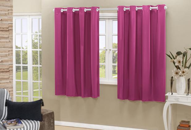 Cortina PVC Blackout 2,00m X 1,80m Corta Luz Pink - Home fernandes Menor preço em Cortina PVC Blackout 2,00m X 1,80m Corta Luz Pink - Home fernandes