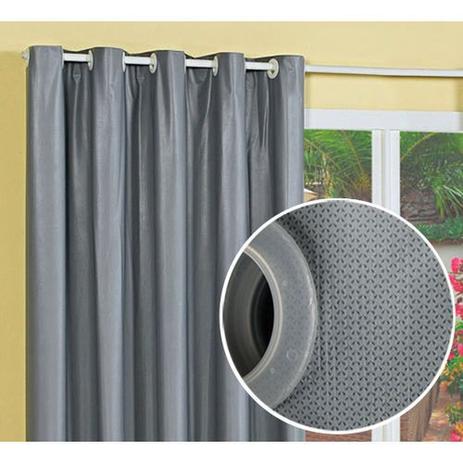 Cortina PVC Blackout Com Ilhós Corta Luz 1,40 X 1,60 Cinza - Casamax é boa?