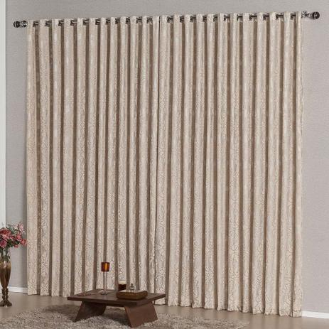Cortina Renda 2m x 1,70m - Branco - Varão Simples - Brastuk Menor preço em Cortina Renda 2m x 1,70m - Branco - Varão Simples - Brastuk