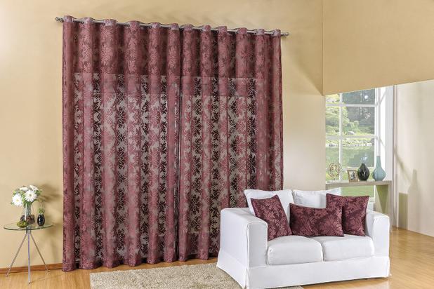 Cortina Renda Luxo 2 x 1,80M Varão Simples Marsalla - Linda casa Menor preço em Cortina Renda Luxo 2 x 1,80M Varão Simples Marsalla - Linda casa