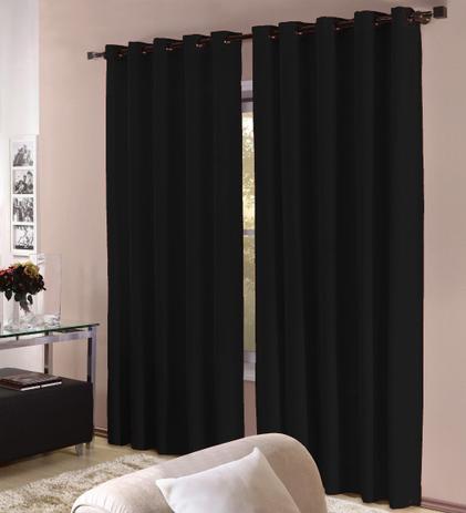 Cortina roma 2,00 x 1,70 - preto - Enxovais Prearo Menor preço em Cortina roma 2,00 x 1,70 - preto - Enxovais Prearo
