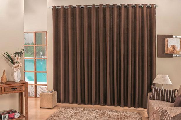 Cortina Roma 4,00m x 2,50m Tabaco Tecido Rafia Detalhado Para Sala ou Quarto - Rose Menor preço em Cortina Roma 4,00m x 2,50m Tabaco Tecido Rafia Detalhado Para Sala ou Quarto - Rose
