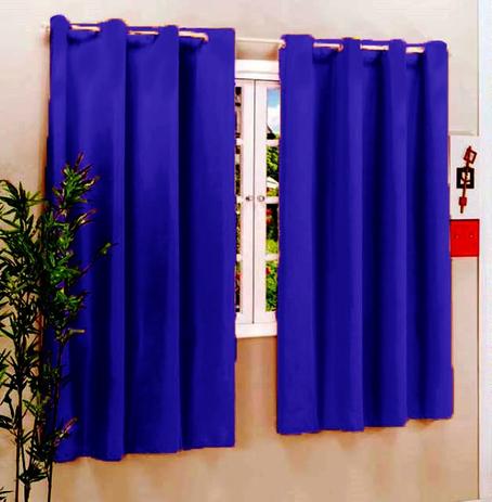Cortina Roma 4,00m x 2,80m Azul Royal C/Ilhs - Varo Simples - Meu lar enxovais Menor preço em Cortina Roma 4,00m x 2,80m Azul Royal C/Ilhs - Varo Simples - Meu lar enxovais