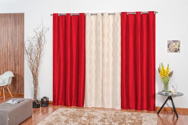 Cortina Sala 2 metros Malibu em Jacquard com cetim dourado - Atacadão de ibitinga Menor preço em Cortina Sala 2 metros Malibu em Jacquard com cetim dourado - Atacadão de ibitinga